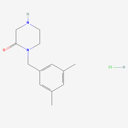 1-(3,5-Dimethylbenzyl)piperazin-2-one hydrochloride