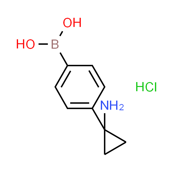 (4-(1-Aminocyclopropyl)phenyl)boronic acid hydrochloride