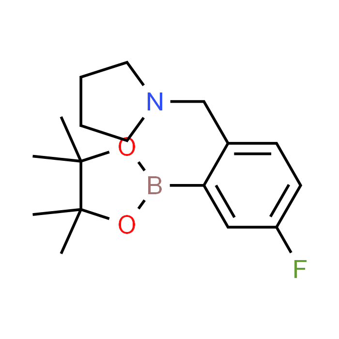 1-(4-Fluoro-2-(4,4,5,5-tetramethyl-1,3,2-dioxaborolan-2-yl)benzyl)pyrrolidine