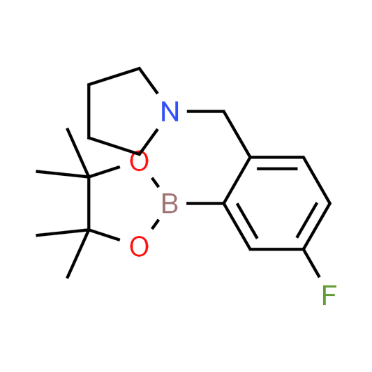 1-(4-Fluoro-2-(4,4,5,5-tetramethyl-1,3,2-dioxaborolan-2-yl)benzyl)pyrrolidine