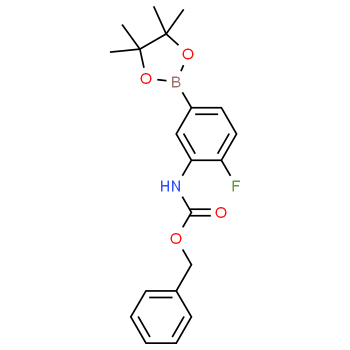 Benzyl (2-fluoro-5-(4,4,5,5-tetramethyl-1,3,2-dioxaborolan-2-yl)phenyl)carbamate