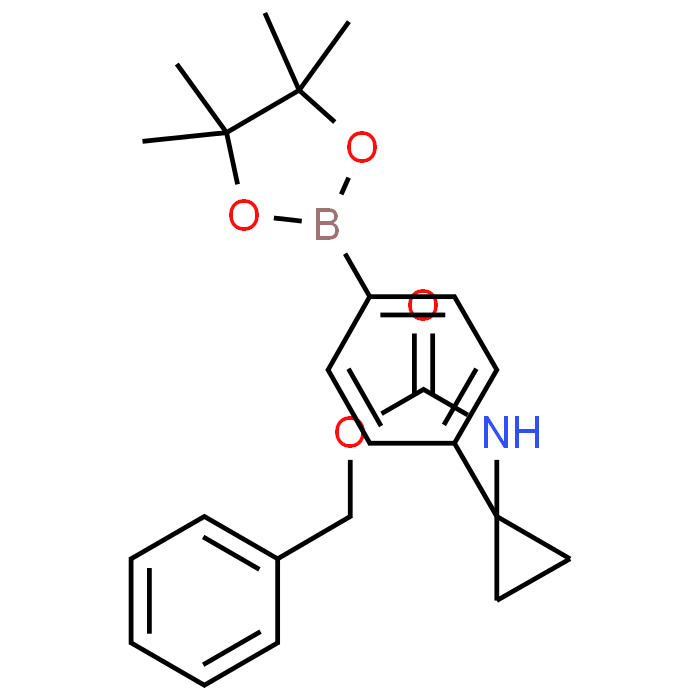 Benzyl (1-(4-(4,4,5,5-tetramethyl-1,3,2-dioxaborolan-2-yl)phenyl)cyclopropyl)carbamate