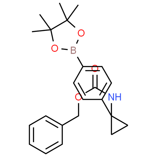 Benzyl (1-(4-(4,4,5,5-tetramethyl-1,3,2-dioxaborolan-2-yl)phenyl)cyclopropyl)carbamate