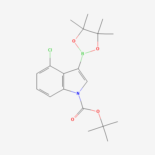 tert-Butyl 4-chloro-3-(4,4,5,5-tetramethyl-1,3,2-dioxaborolan-2-yl)-1H-indole-1-carboxylate