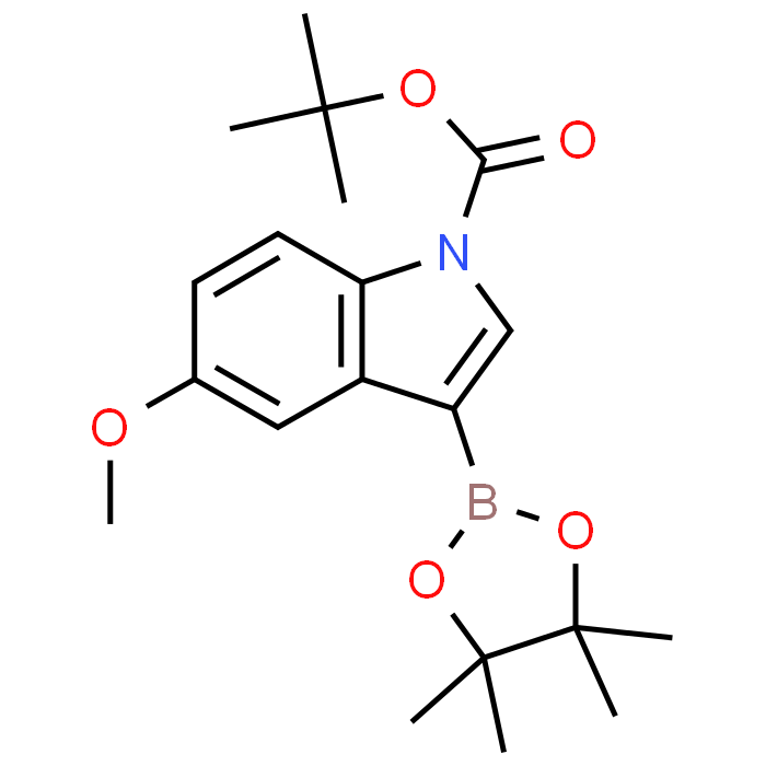 tert-Butyl 5-methoxy-3-(4,4,5,5-tetramethyl-1,3,2-dioxaborolan-2-yl)-1H-indole-1-carboxylate