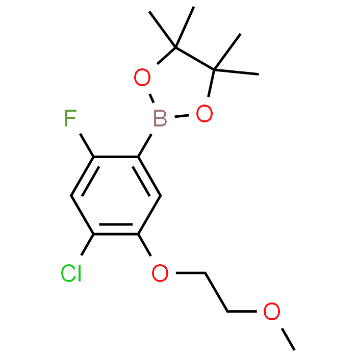 2-(4-Chloro-2-fluoro-5-(2-methoxyethoxy)phenyl)-4,4,5,5-tetramethyl-1,3,2-dioxaborolane