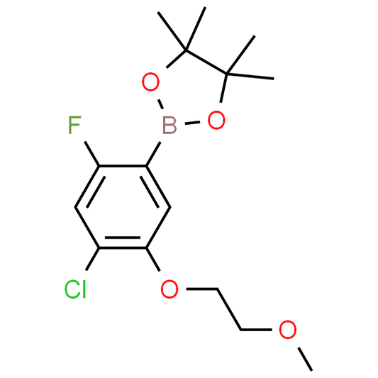 2-(4-Chloro-2-fluoro-5-(2-methoxyethoxy)phenyl)-4,4,5,5-tetramethyl-1,3,2-dioxaborolane