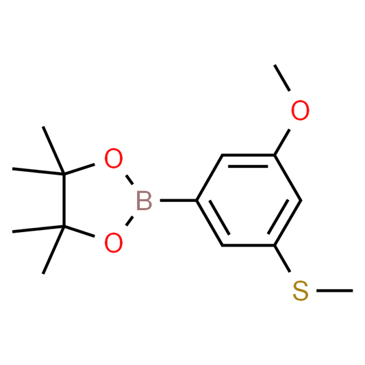 2-(3-Methoxy-5-(methylthio)phenyl)-4,4,5,5-tetramethyl-1,3,2-dioxaborolane