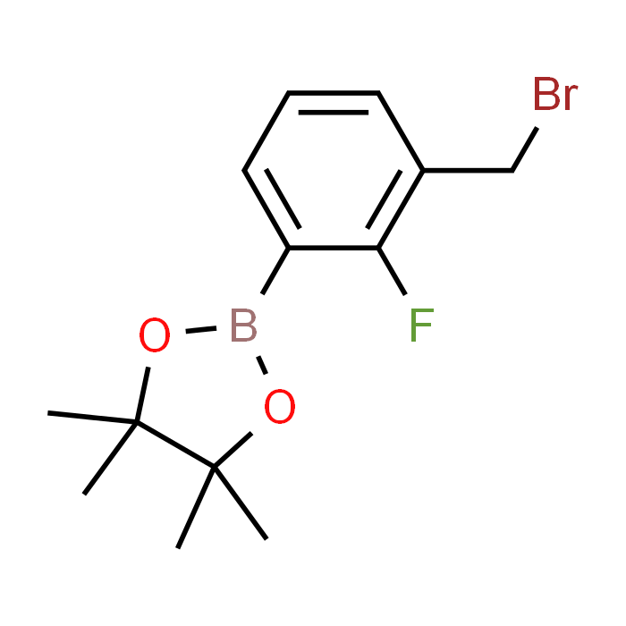 2-(3-(Bromomethyl)-2-fluorophenyl)-4,4,5,5-tetramethyl-1,3,2-dioxaborolane