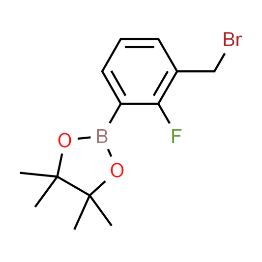 2-(3-(Bromomethyl)-2-fluorophenyl)-4,4,5,5-tetramethyl-1,3,2-dioxaborolane