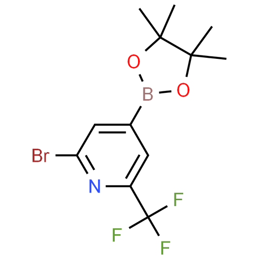 2-Bromo-4-(4,4,5,5-tetramethyl-1,3,2-dioxaborolan-2-yl)-6-(trifluoromethyl)pyridine