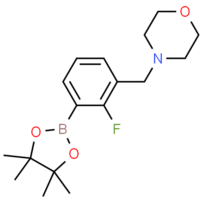 4-(2-Fluoro-3-(4,4,5,5-tetramethyl-1,3,2-dioxaborolan-2-yl)benzyl)morpholine