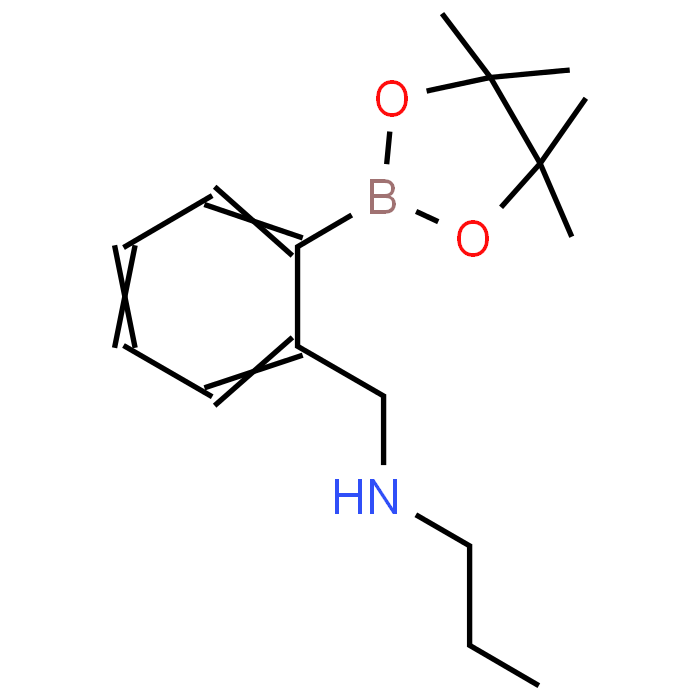 N-(2-(4,4,5,5-Tetramethyl-1,3,2-dioxaborolan-2-yl)benzyl)propan-1-amine