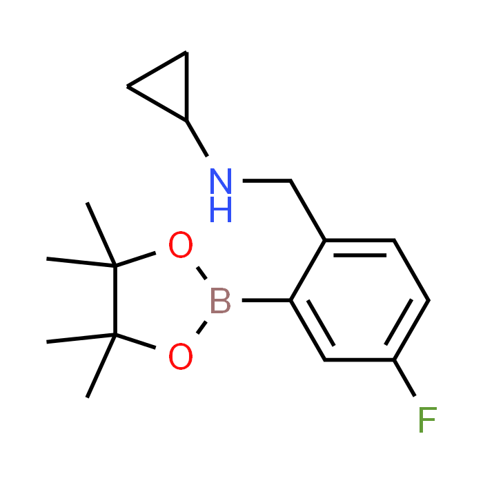 N-(4-Fluoro-2-(4,4,5,5-tetramethyl-1,3,2-dioxaborolan-2-yl)benzyl)cyclopropanamine