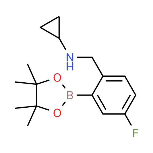 N-(4-Fluoro-2-(4,4,5,5-tetramethyl-1,3,2-dioxaborolan-2-yl)benzyl)cyclopropanamine