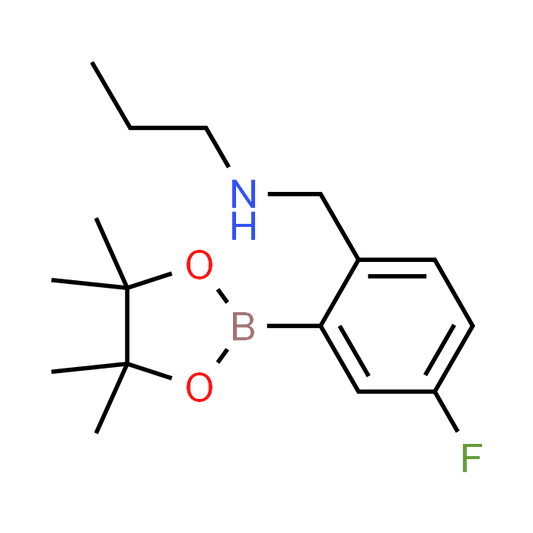 N-(4-Fluoro-2-(4,4,5,5-tetramethyl-1,3,2-dioxaborolan-2-yl)benzyl)propan-1-amine