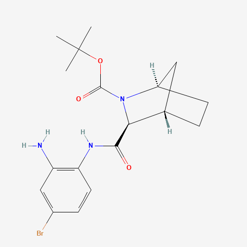 (1R,3S,4S)-tert-butyl 3-((2-amino-4-bromophenyl)carbamoyl)-2-azabicyclo[2.2.1]heptane-2-carboxylate