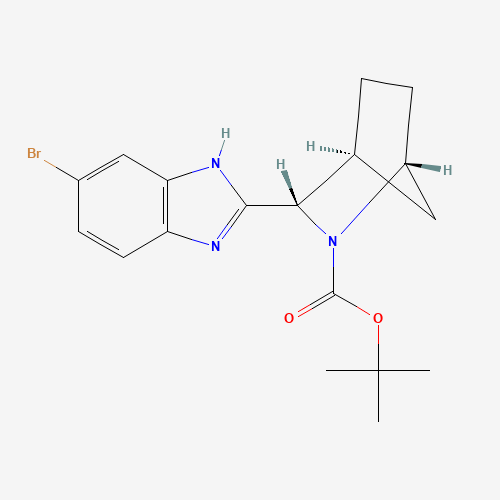 (1R,3S,4S)-tert-Butyl 3-(6-bromo-1H-benzo[d]imidazol-2-yl)-2-azabicyclo[2.2.1]heptane-2-carboxylate