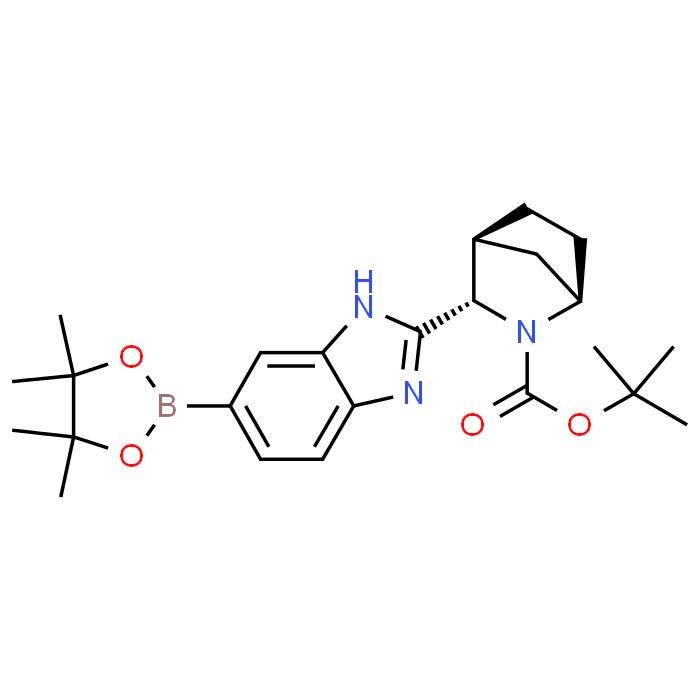 (1R,3S,4S)-tert-Butyl 3-(6-(4,4,5,5-tetramethyl-1,3,2-dioxaborolan-2-yl)-1H-benzo[d]imidazol-2-yl)-2-azabicyclo[2.2.1]heptane-2-carboxylate