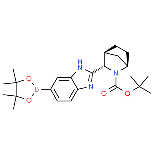 (1R,3S,4S)-tert-Butyl 3-(6-(4,4,5,5-tetramethyl-1,3,2-dioxaborolan-2-yl)-1H-benzo[d]imidazol-2-yl)-2-azabicyclo[2.2.1]heptane-2-carboxylate
