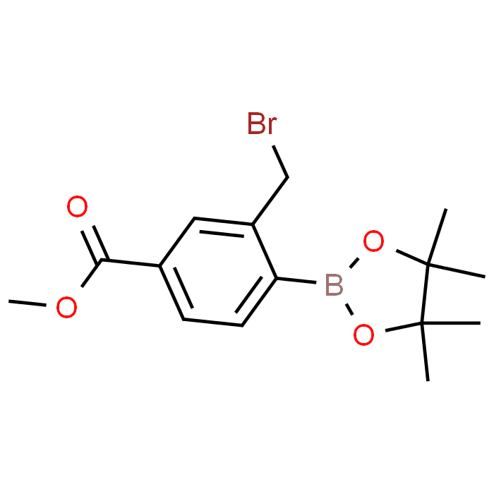 Methyl 3-(bromomethyl)-4-(4,4,5,5-tetramethyl-1,3,2-dioxaborolan-2-yl)benzoate