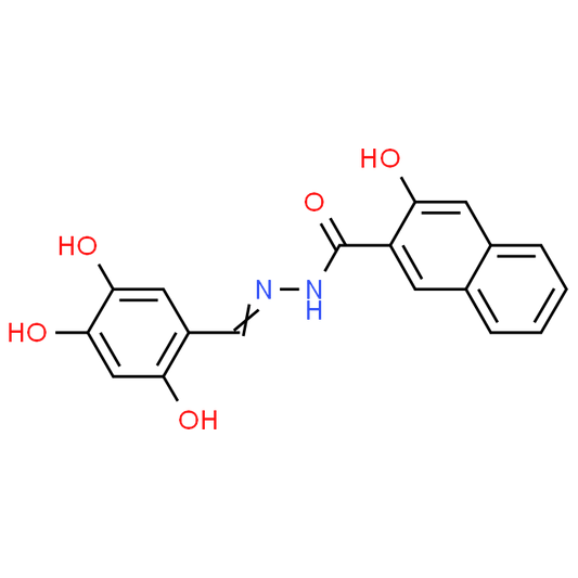3-Hydroxy-N'-(2,4,5-trihydroxybenzylidene)-2-naphthohydrazide
