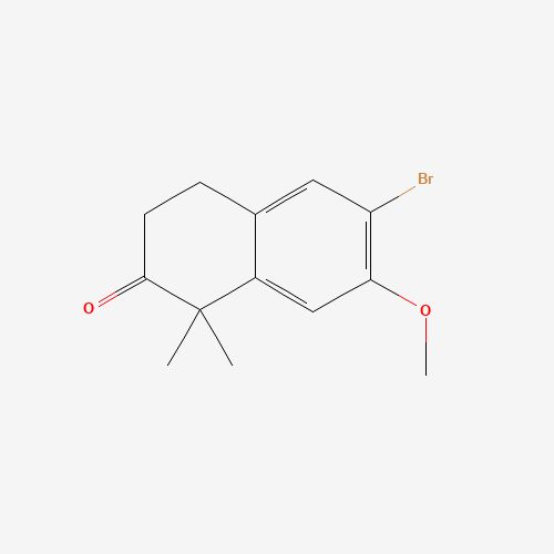 6-Bromo-7-methoxy-1,1-dimethyl-3,4-dihydronaphthalen-2(1H)-one