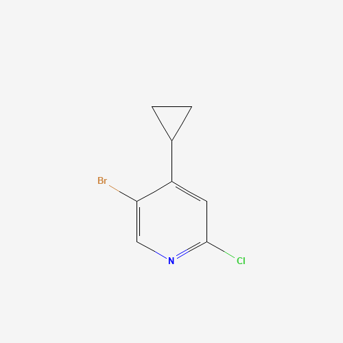5-Bromo-2-chloro-4-cyclopropylpyridine
