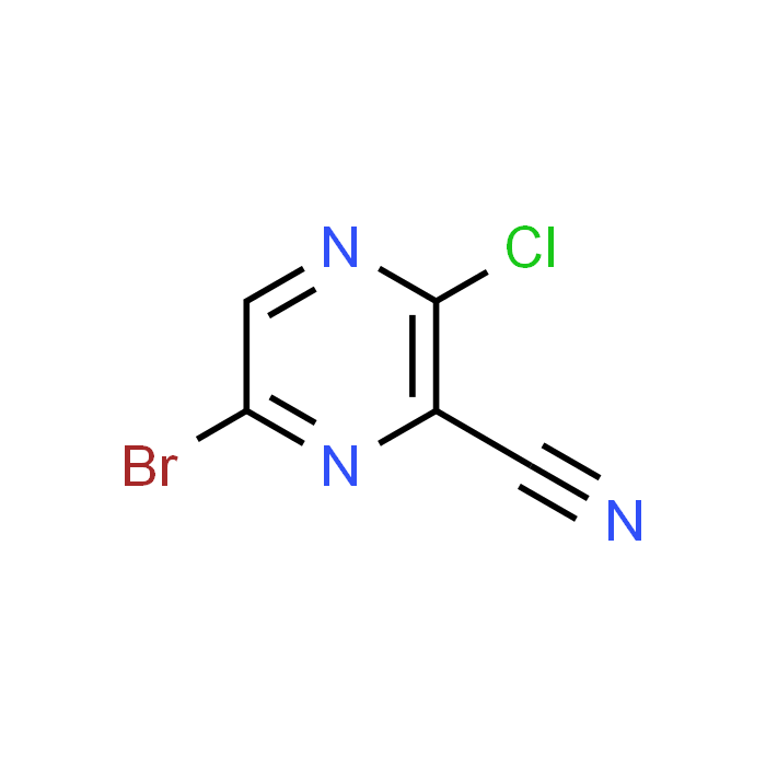 6-Bromo-3-chloropyrazine-2-carbonitrile - Achmem