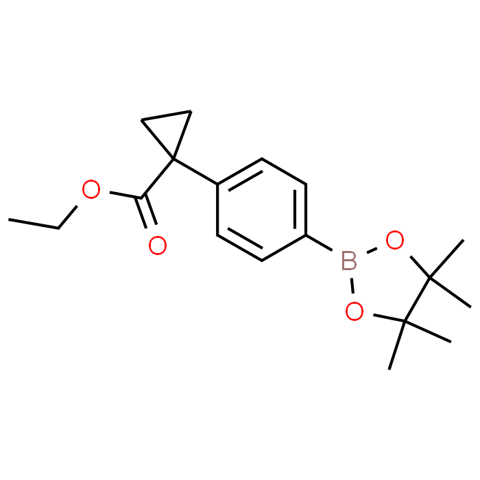 Ethyl 1-(4-(4,4,5,5-tetramethyl-1,3,2-dioxaborolan-2-yl)phenyl)cyclopropanecarboxylate