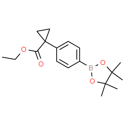 Ethyl 1-(4-(4,4,5,5-tetramethyl-1,3,2-dioxaborolan-2-yl)phenyl)cyclopropanecarboxylate