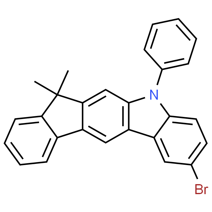 2-Bromo-7,7-dimethyl-5-phenyl-5,7-dihydroindeno[2,1-b]carbazole