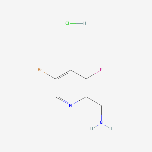 (5-Bromo-3-fluoropyridin-2-yl)methanamine hydrochloride