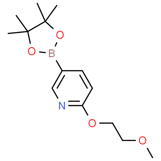 2-(2-Methoxyethoxy)-5-(4,4,5,5-tetramethyl-1,3,2-dioxaborolan-2-yl)pyridine