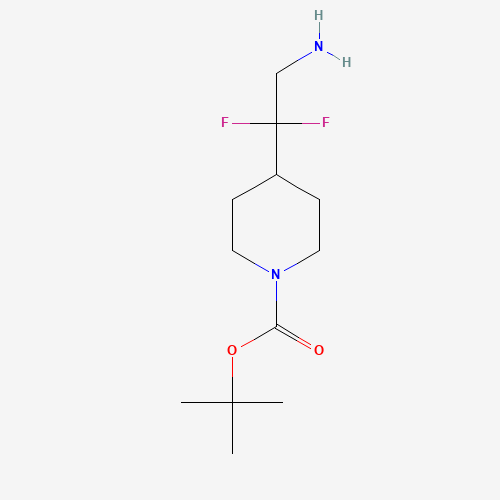 tert-Butyl 4-(2-amino-1,1-difluoroethyl)piperidine-1-carboxylate