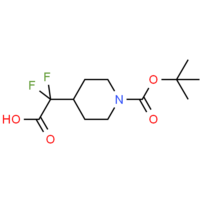 2-(1-(tert-Butoxycarbonyl)piperidin-4-yl)-2,2-difluoroacetic acid