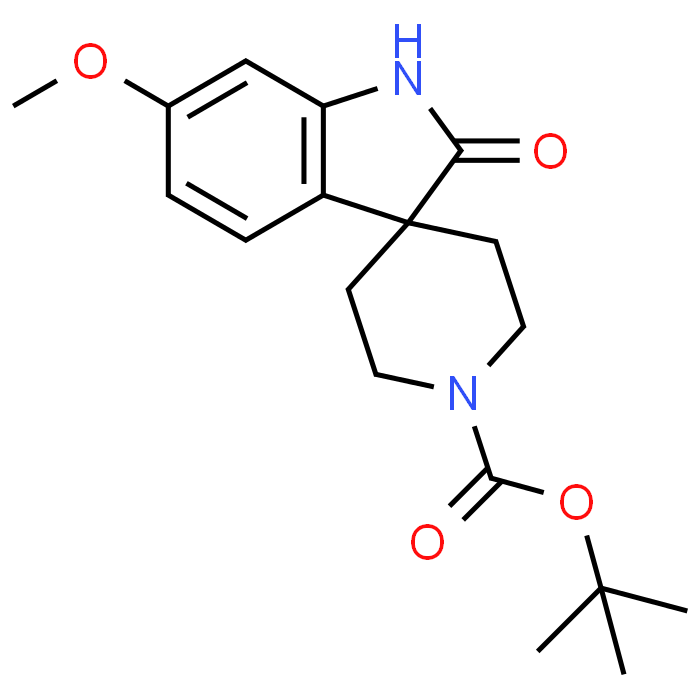 tert-Butyl 6-methoxy-2-oxospiro[indoline-3,4'-piperidine]-1'-carboxylate