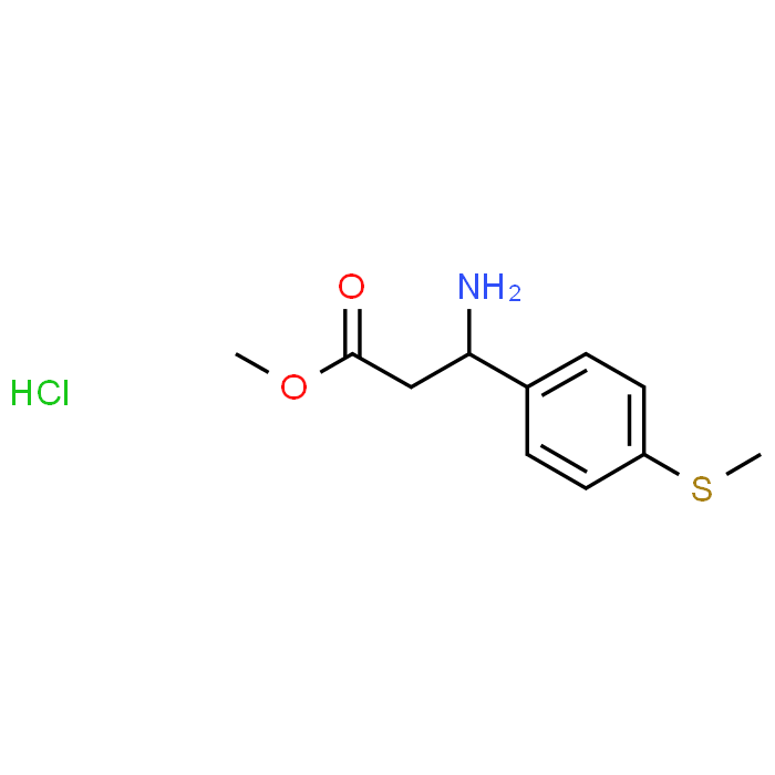 Methyl 3-amino-3-[4-(methylsulfanyl)phenyl]propanoate hydrochloride