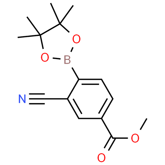 Methyl 3-cyano-4-(4,4,5,5-tetramethyl-1,3,2-dioxaborolan-2-yl)benzoate