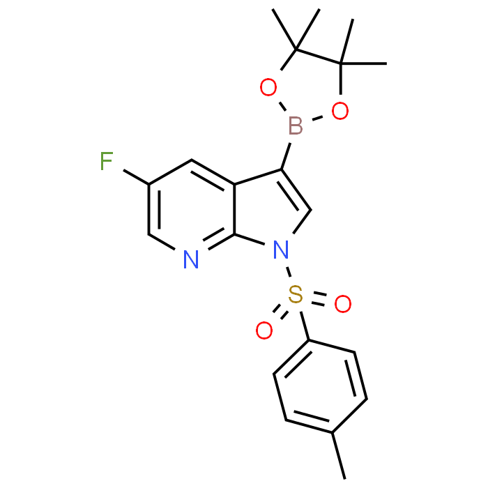 5-Fluoro-3-(4,4,5,5-tetramethyl-1,3,2-dioxaborolan-2-yl)-1-tosyl-1H-pyrrolo[2,3-b]pyridine