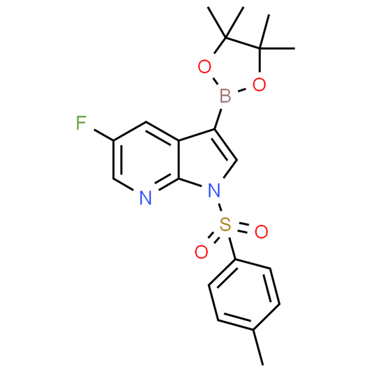 5-Fluoro-3-(4,4,5,5-tetramethyl-1,3,2-dioxaborolan-2-yl)-1-tosyl-1H-pyrrolo[2,3-b]pyridine