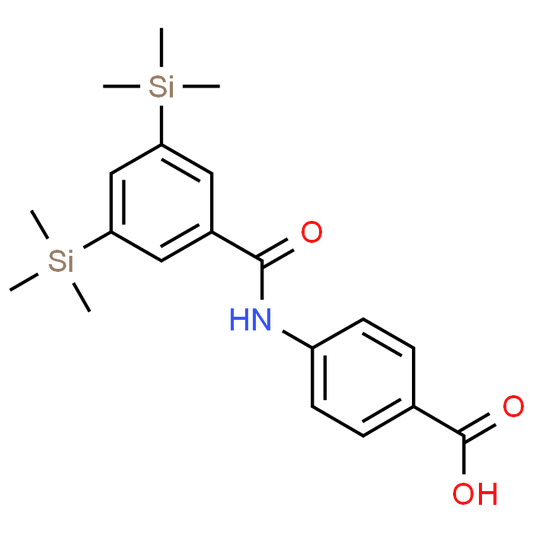 4-(3,5-Bis(trimethylsilyl)benzamido)benzoic acid