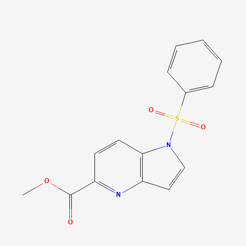 Methyl 1-(phenylsulfonyl)-1H-pyrrolo[3,2-b]pyridine-5-carboxylate
