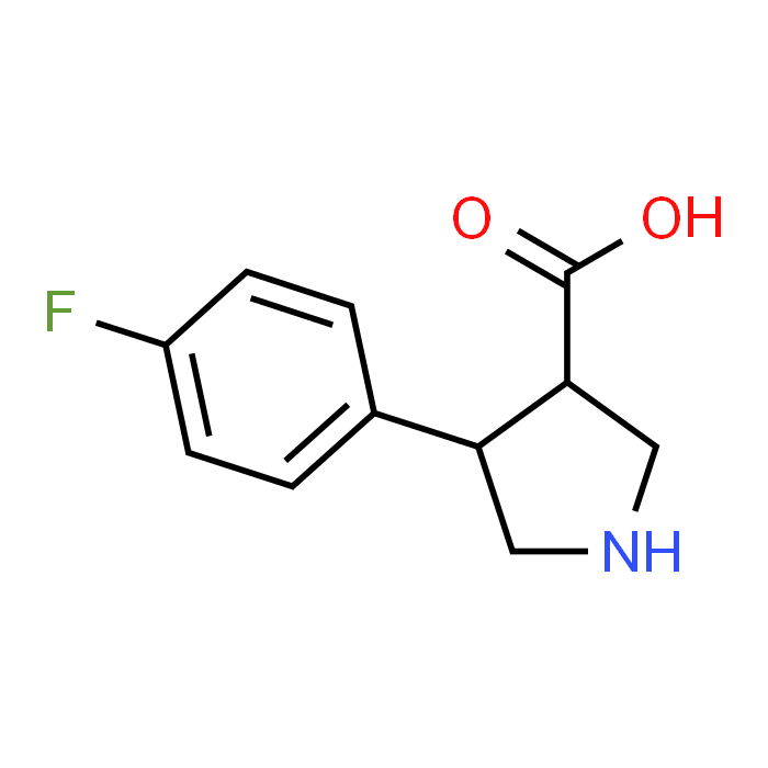 (3R,4S)-4-(4-Fluorophenyl)pyrrolidine-3-carboxylic acid