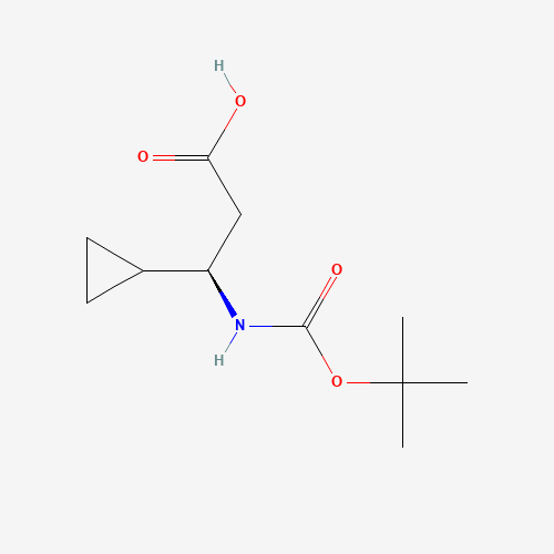 (3R)-3-{[(tert-butoxy)carbonyl]amino}-3-cyclopropylpropanoic acid