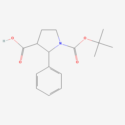 (2S,3S)-1-(tert-Butoxycarbonyl)-2-phenylpyrrolidine-3-carboxylic acid
