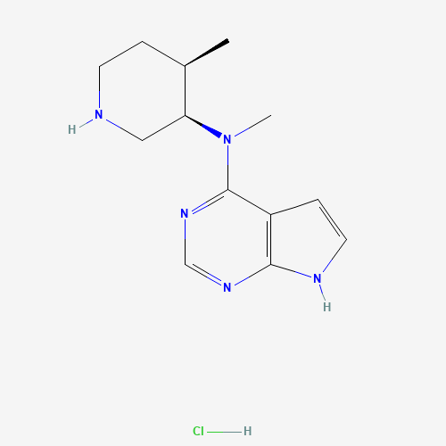 N-Methyl-N-((3R,4R)-4-methylpiperidin-3-yl)-7H-pyrrolo[2,3-d]pyrimidin-4-amine hydrochloride