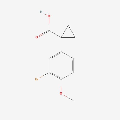 1-(3-Bromo-4-methoxyphenyl)cyclopropanecarboxylic acid