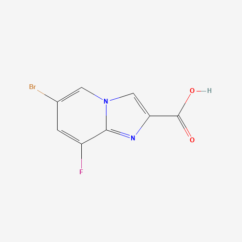 6-Bromo-8-fluoroimidazo[1,2-a]pyridine-2-carboxylic acid
