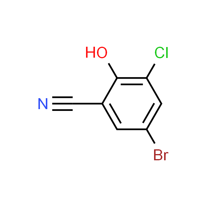 5-Bromo-3-chloro-2-hydroxybenzonitrile